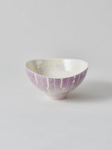 高橋朋子 茶碗《紫光彩沓盌 豊咲》(T11)木箱付き