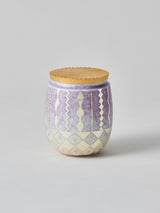 高橋朋子 《紫光彩薄茶器 豊咲》(T12)木箱付き