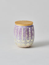 高橋朋子 《紫光彩薄茶器 豊咲》(T12)木箱付き