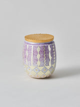 高橋朋子 《紫光彩薄茶器 豊咲》(T12)木箱付き