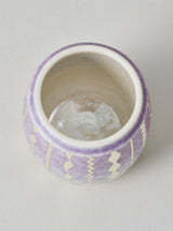 高橋朋子 《紫光彩薄茶器 豊咲》(T12)木箱付き