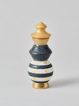 高橋朋子 《銹光彩蓋付小壺(振出)》菅蓋付(T14)