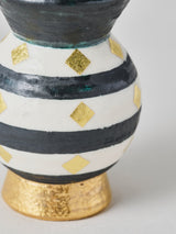 高橋朋子 《銹光彩蓋付小壺(振出)》菅蓋付(T14)