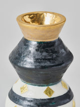 高橋朋子 《銹光彩蓋付小壺(振出)》菅蓋付(T14)