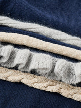 Textured Ruffle Sleeve Polo ラッフルスリーブポロニットトップ