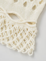 Cable&Dot Mohair Sweater ケーブル&ドットモヘアセーター