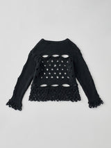Cable&Dot Mohair Sweater ケーブル&ドットモヘアセーター