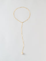 サウスシーパール×Goldチェーンネックレス(ホワイトパール)