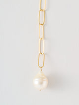 サウスシーパール×Goldチェーンネックレス(ホワイトパール)