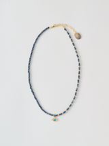 Evil Eye ターコイズ×ダイヤモンド 14K ネックレス