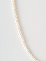 パール×ハーキマーダイヤモンド ネックレス