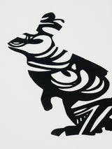 平野千明 カットアウト原画(額装付き)《WHITE BEAR》《CAT》《RABBIT》