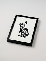 平野千明 カットアウト原画(額装付き)《WHITE BEAR》《CAT》《RABBIT》