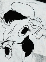 WOWs(ワウ)ペインティング原画《徘徊するヘアカタログ》木製額付き