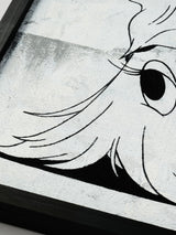 WOWs(ワウ)ペインティング原画《徘徊するヘアカタログ》木製額付き