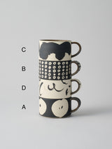 阿部有希 鉄絵 マグカップ A / B