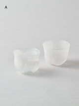 ガラス酒器 ぐい呑み《おぼろ雲》2個セット A / B / C