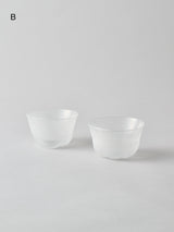 ガラス酒器 ぐい呑み《おぼろ雲》2個セット A / B / C