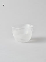 ガラス酒器 ぐい呑み《おぼろ雲》2個セット A / B / C