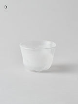 ガラス酒器 ぐい呑み《おぼろ雲》2個セット D / E