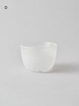 ガラス酒器 ぐい呑み《おぼろ雲》2個セット D / E