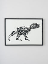 平野千明 《KONLAD TYPE : SHIBUYA》原画(額装付き)