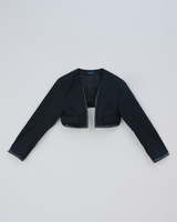 ウールクロップドジャケット