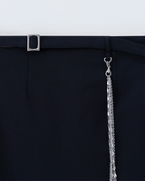three long chain cut-out tight skirt 3連チェーン付きタイトスカート