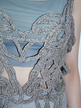 Embroidery Metalic Camisoleコード刺繍メタリックキャミソール