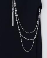 three long chain cut-out tight skirt 3連チェーン付きタイトスカート