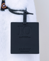 Eco Fur × African Fabric bicolor Convenience Bag