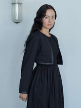 ウールクロップドジャケット