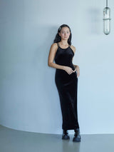 velour cami-onepiece ベロアキャミソールドレス