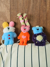 SUPER FANCY LOVE CHARM ハンドメイドぬいぐるみバッグチャーム A/B/C