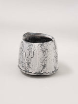 林友加 志野茶碗 (黒グレー)木箱付き 3