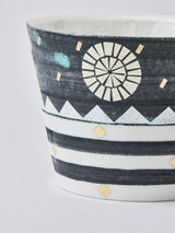 高橋朋子《銹光彩そば猪口 Moon Pavilion》(T2-4)