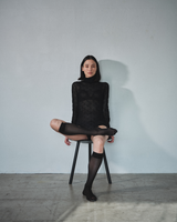 KISHIMEN LOGO KNIT LEOTARD