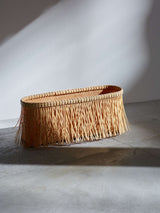 安部仁美 竹工芸《フリンジバスケット》