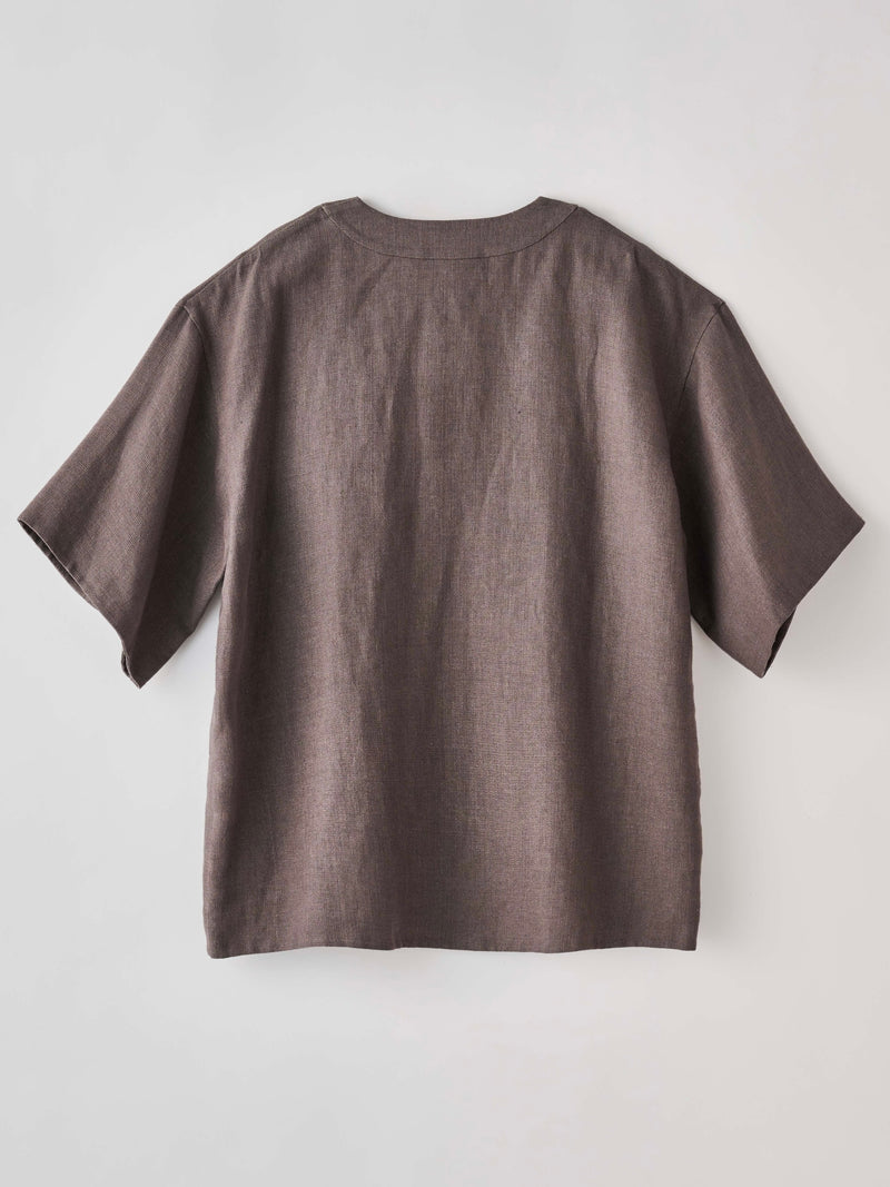 LINEN REVER POCKET TEE [2019SS] オーバーサイズリネンTシャツ