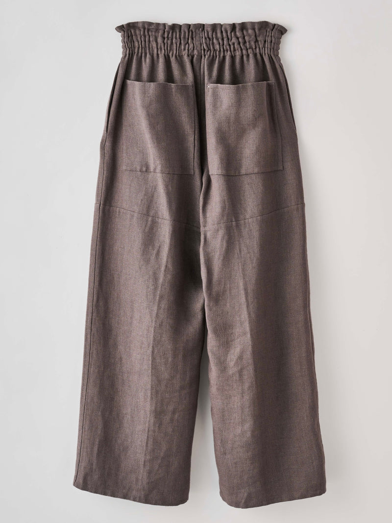 LINEN REVER WIDE TROUSERS [2019SS]リネンリバーワイドパンツ