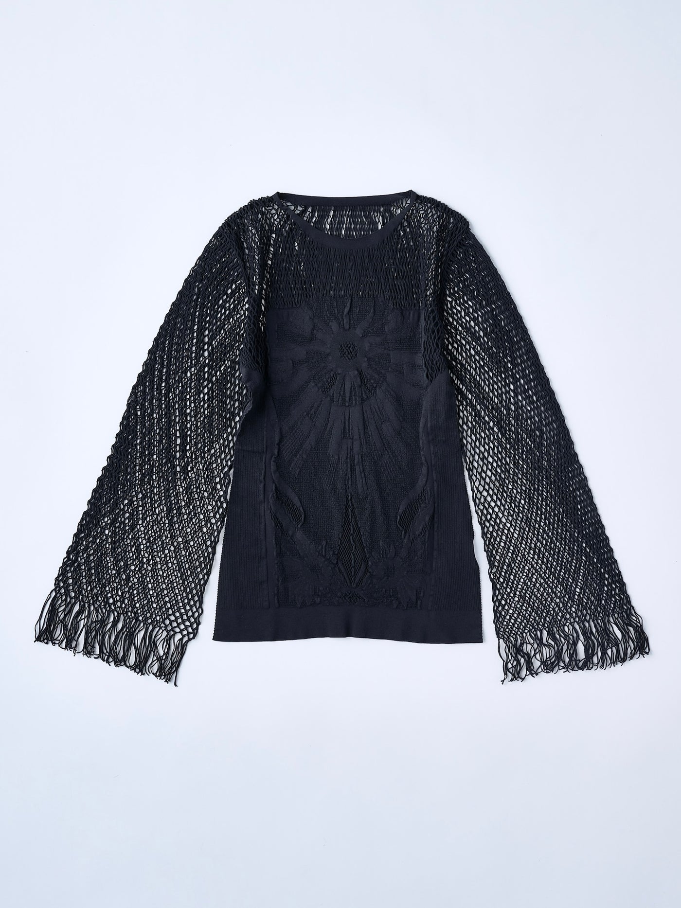 MUKASA ムカサ / The Sun Lace knit pullover mukasa（ムカサ） 
