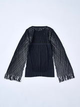 " The Sun " Lace knit pullover レースメッシュニットトップ