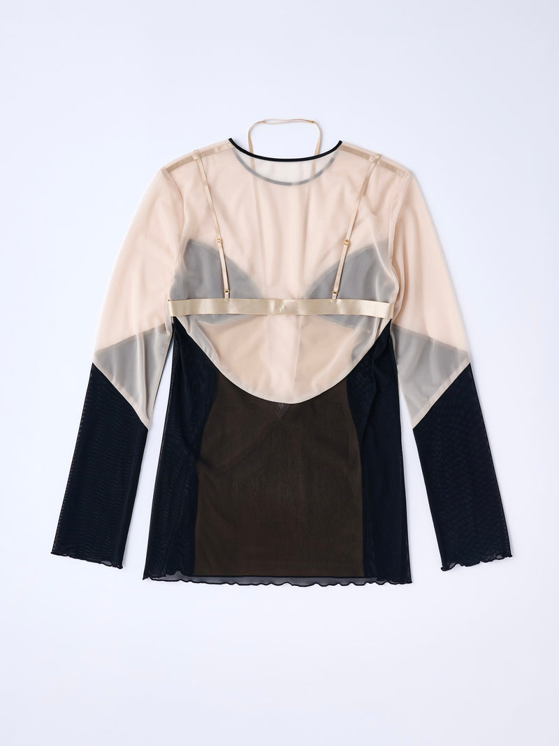 Switching Sheer Tops　シアートップス