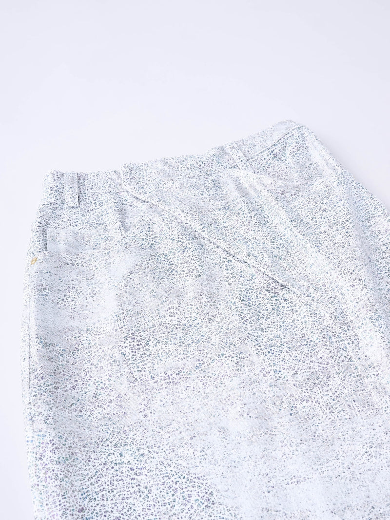 Metallic Denim Skirt  メタリックデニムスカート