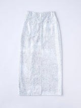 Metallic Denim Skirt  メタリックデニムスカート