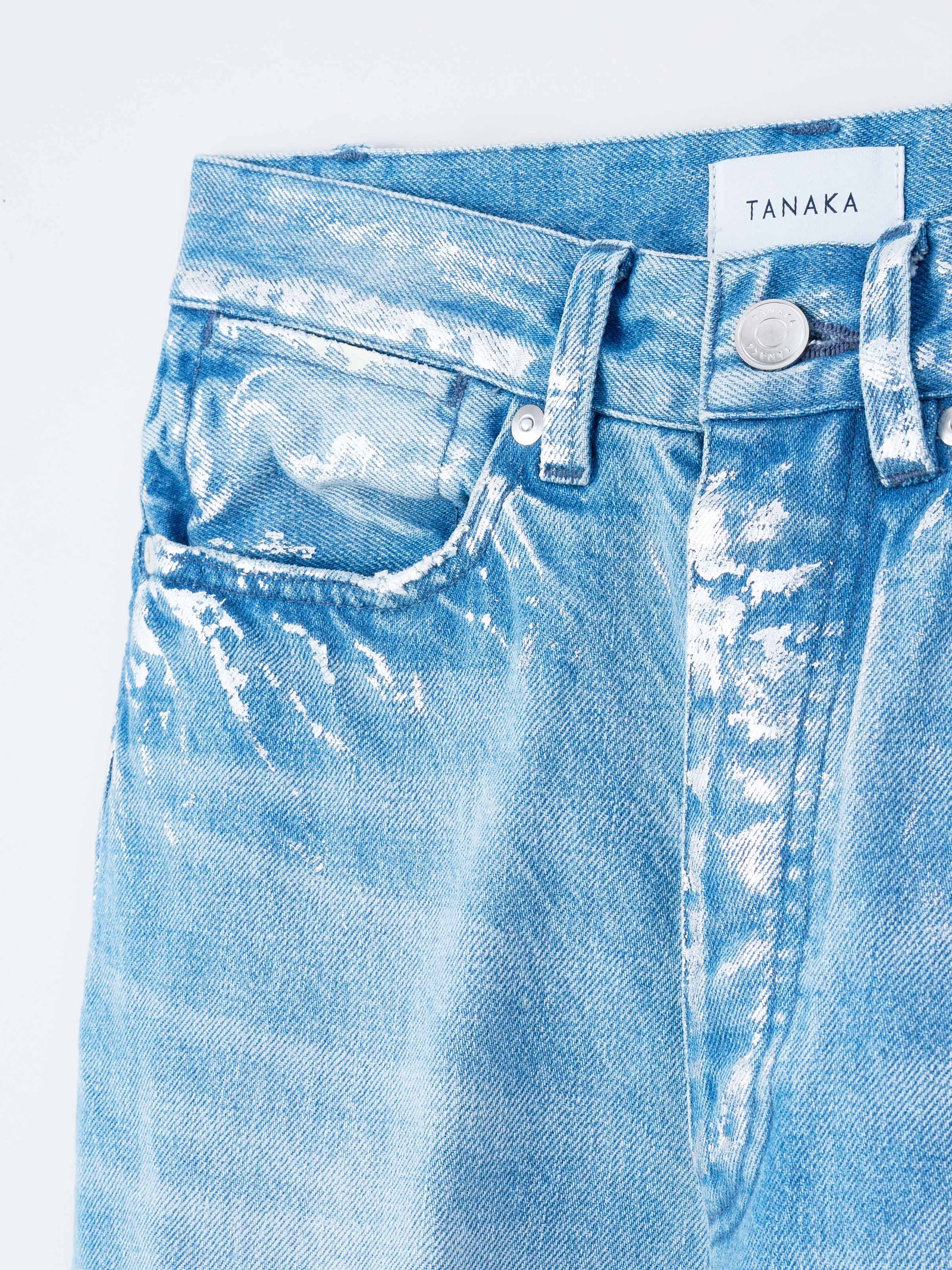 TANAKA - TANAKA UNFINISHED CROP JEAN TROUSERS 27の通販 by