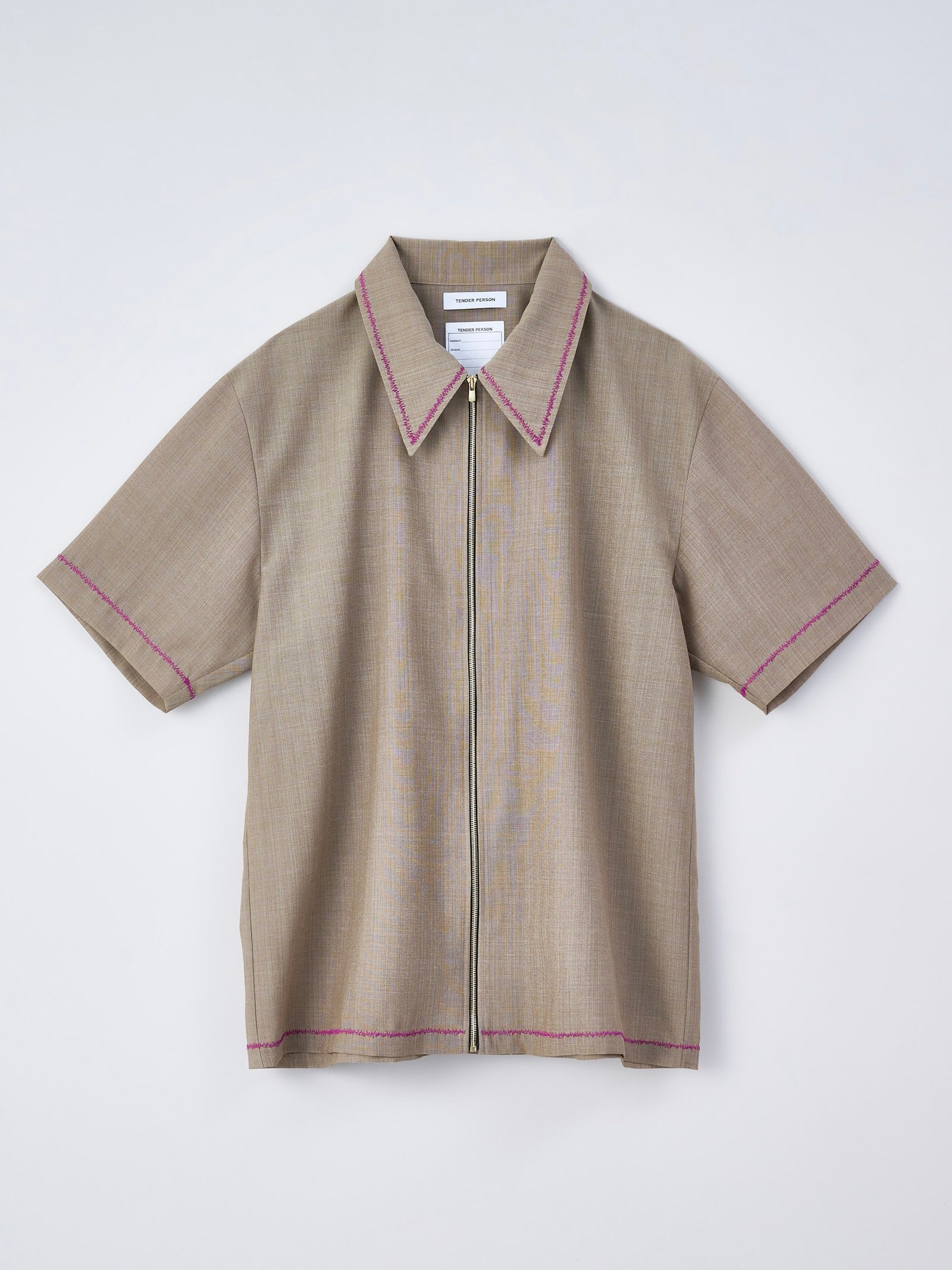 ZIP HALF SHIRT／シャツ – Numero CLOSET