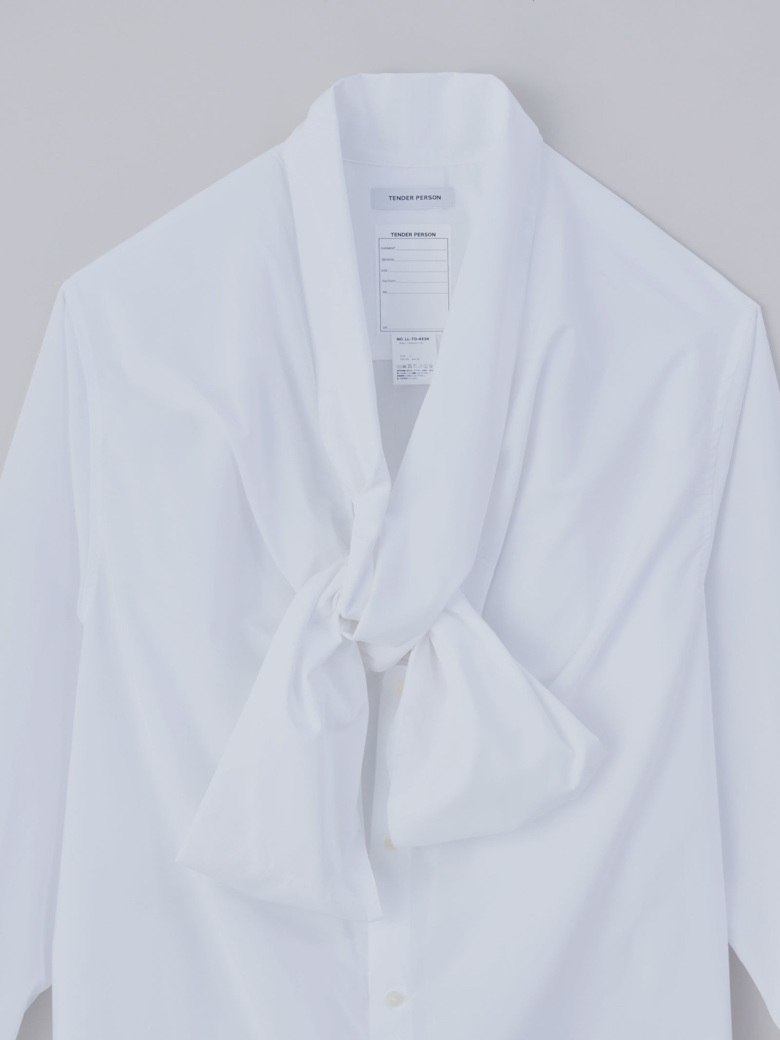 FRONT RIBON SHIRT／フロントリボンシャツ – Numero CLOSET