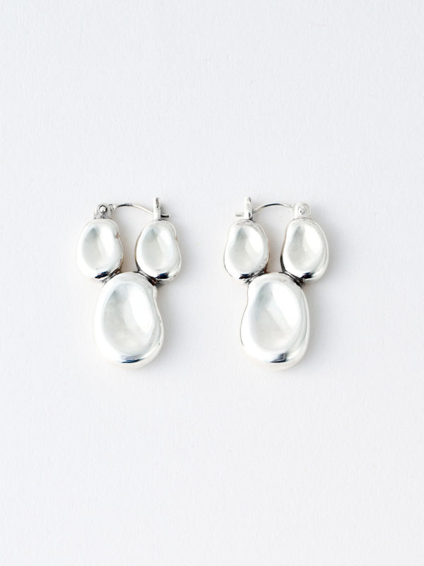 Beans Earrings（Silver）ビーンズ ピアス シルバー