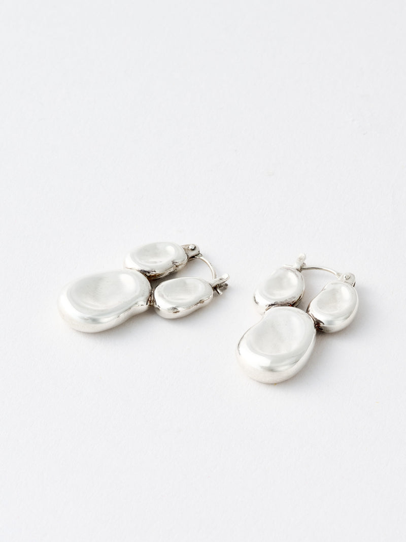 Beans Earrings（Silver）ビーンズ ピアス シルバー